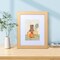 5x7 Picture Frame, 4 Pack Plastic 5x7 inch Wood Grain Picture Frames